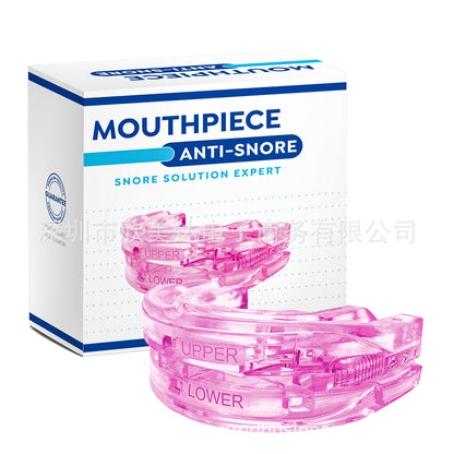 Cross-Border full English packaging adjustable Anti snore mouthpiece braces with scale adjustable