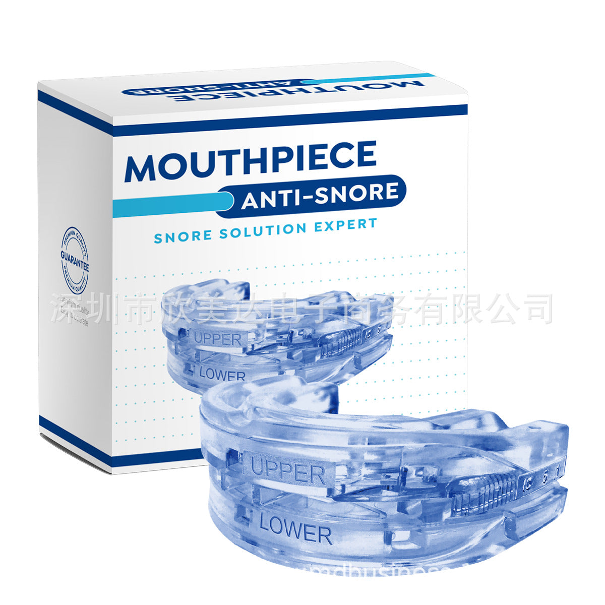 Cross-Border full English packaging adjustable Anti snore mouthpiece braces with scale adjustable