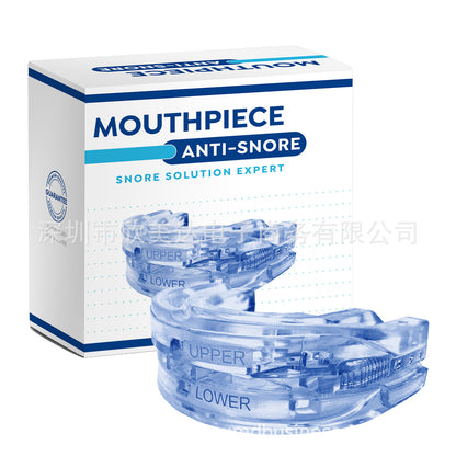 Cross-Border full English packaging adjustable Anti snore mouthpiece braces with scale adjustable